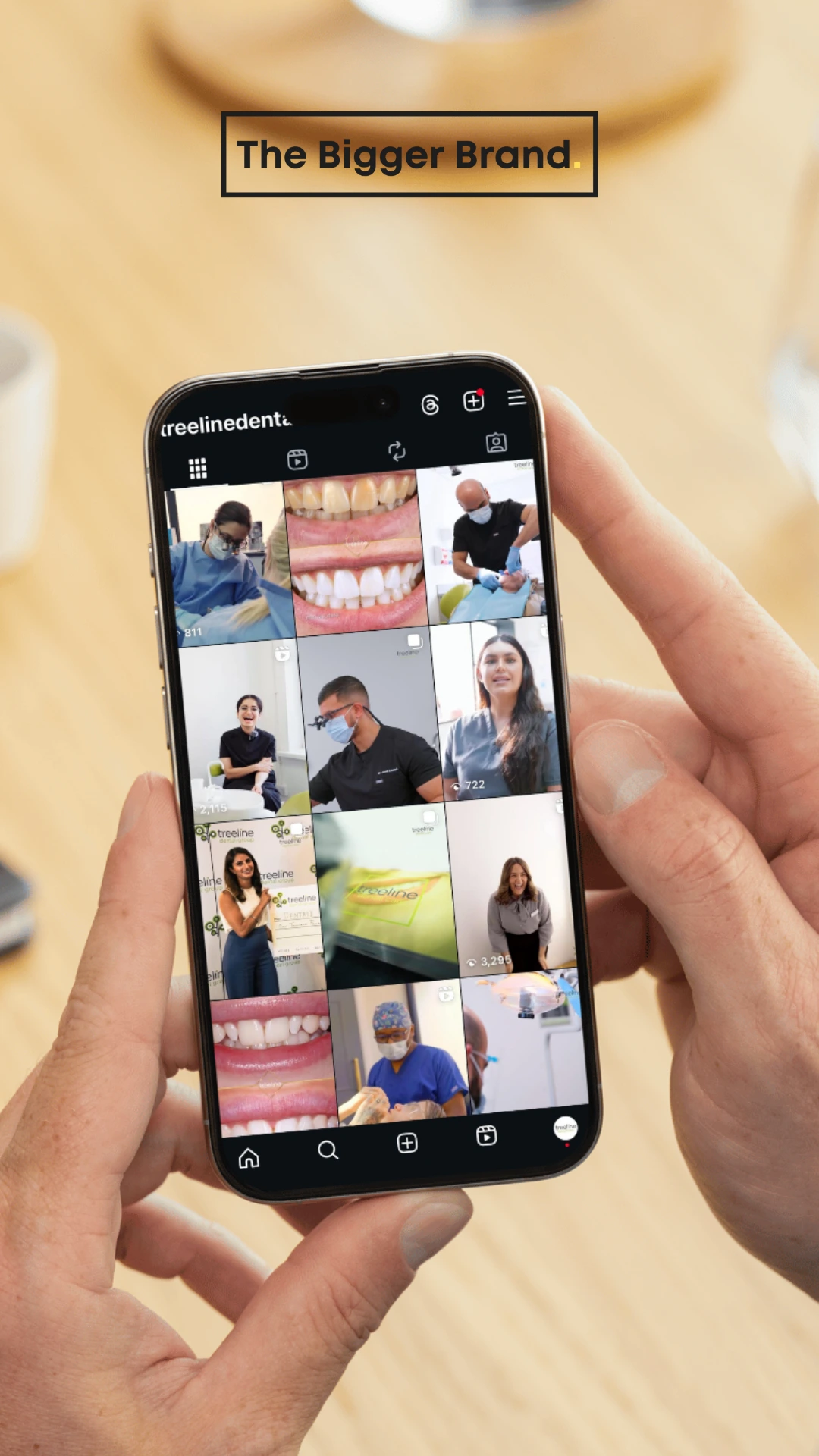 Social media management for TREELINE DENTAL